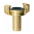 Geka messing snelkoppeling met slangtule 1" - 25 mm