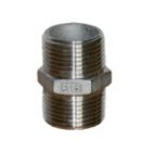 RVS zeskante dubbelnippel nr. 280 1 1/2"