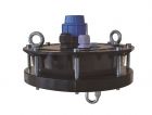 Putdeksel met PE doorvoer 125 - 40mm