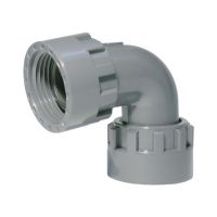 PVC collector knie 90° binnendraad x binnendraad
