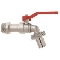 Maxuflex Quick - Dubbeldienstkraan - Rood - 3/4"