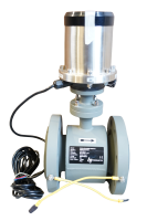 H2Q Elektromagnetische watermeter met batterij en puls grijs