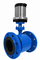 H2Q Elektromagnetische watermeter met batterij en puls NBR covered MID keur