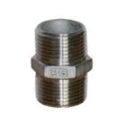 RVS zeskante dubbelnippel nr. 280 1 1/2"