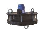 Putdeksel met PE doorvoer 125 - 32mm